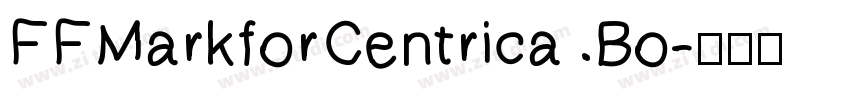 FFMarkforCentrica Bo字体转换